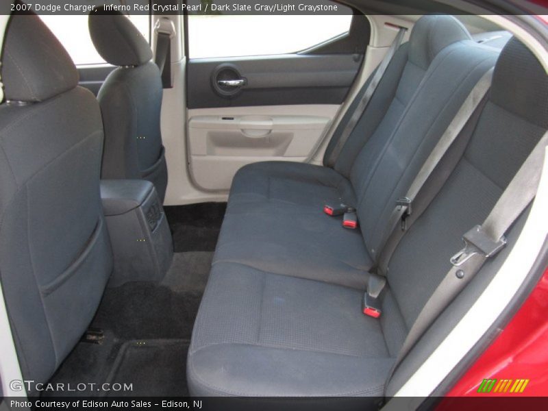 Inferno Red Crystal Pearl / Dark Slate Gray/Light Graystone 2007 Dodge Charger