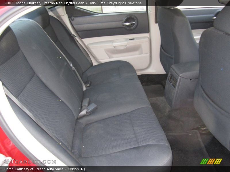 Inferno Red Crystal Pearl / Dark Slate Gray/Light Graystone 2007 Dodge Charger