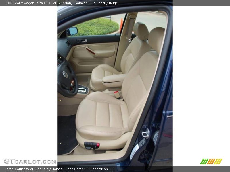 Galactic Blue Pearl / Beige 2002 Volkswagen Jetta GLX  VR6 Sedan