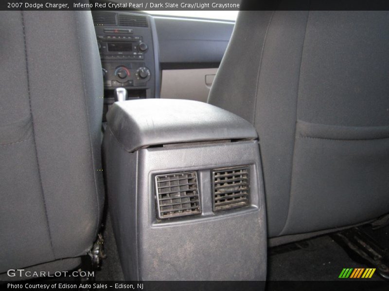 Inferno Red Crystal Pearl / Dark Slate Gray/Light Graystone 2007 Dodge Charger
