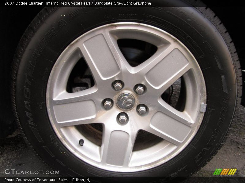 Inferno Red Crystal Pearl / Dark Slate Gray/Light Graystone 2007 Dodge Charger