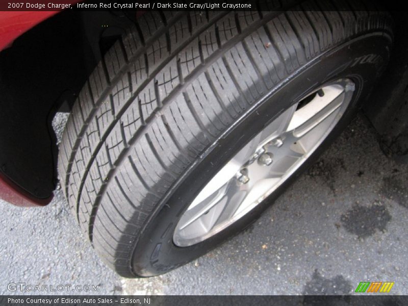 Inferno Red Crystal Pearl / Dark Slate Gray/Light Graystone 2007 Dodge Charger