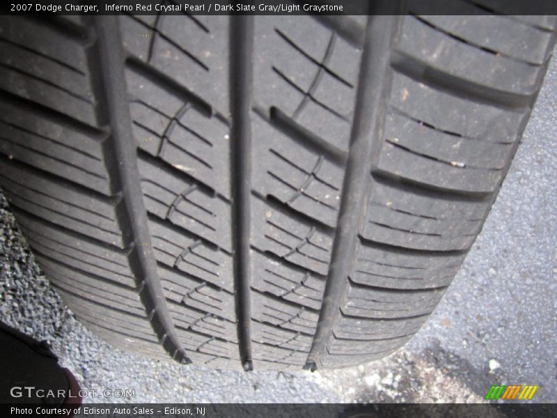 Inferno Red Crystal Pearl / Dark Slate Gray/Light Graystone 2007 Dodge Charger