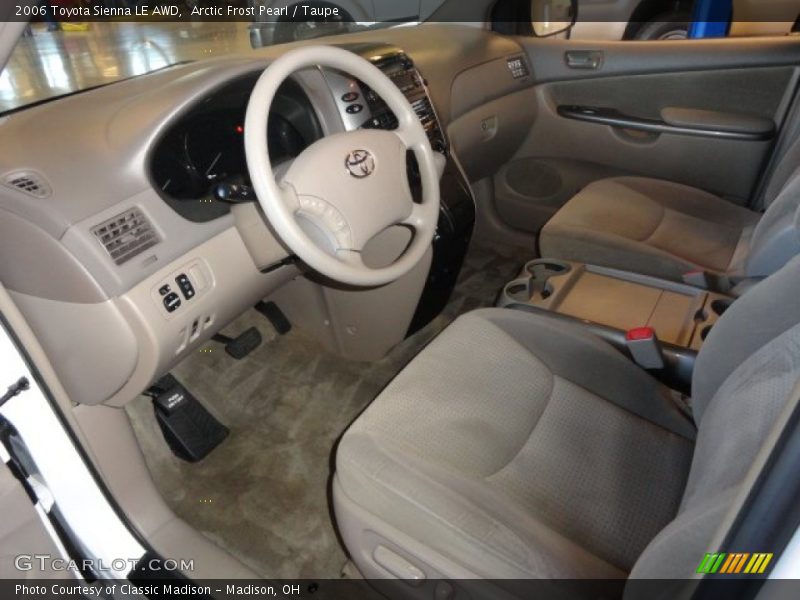 Arctic Frost Pearl / Taupe 2006 Toyota Sienna LE AWD