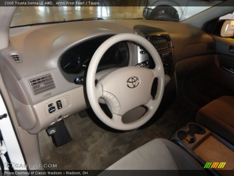 Arctic Frost Pearl / Taupe 2006 Toyota Sienna LE AWD