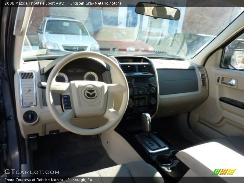 Tungsten Gray Metallic / Stone 2008 Mazda Tribute s Sport 4WD