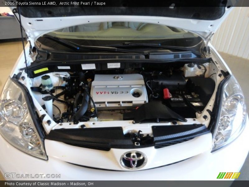 Arctic Frost Pearl / Taupe 2006 Toyota Sienna LE AWD