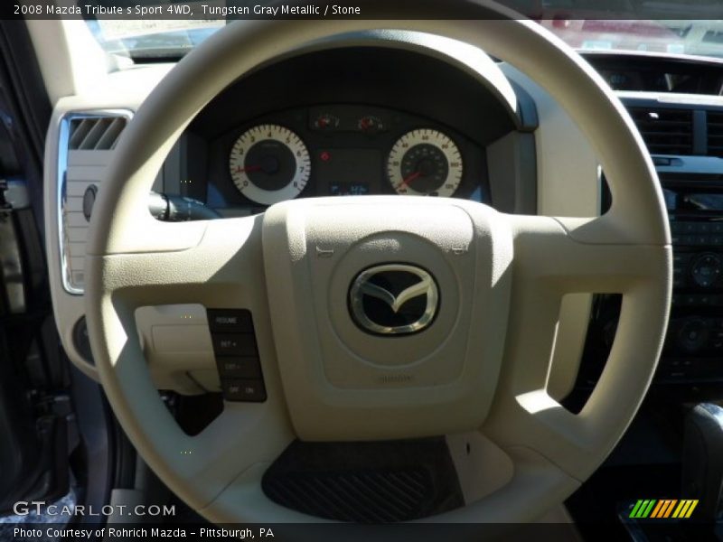 Tungsten Gray Metallic / Stone 2008 Mazda Tribute s Sport 4WD