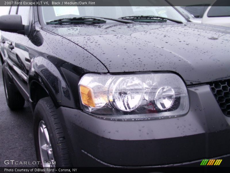 Black / Medium/Dark Flint 2007 Ford Escape XLT V6