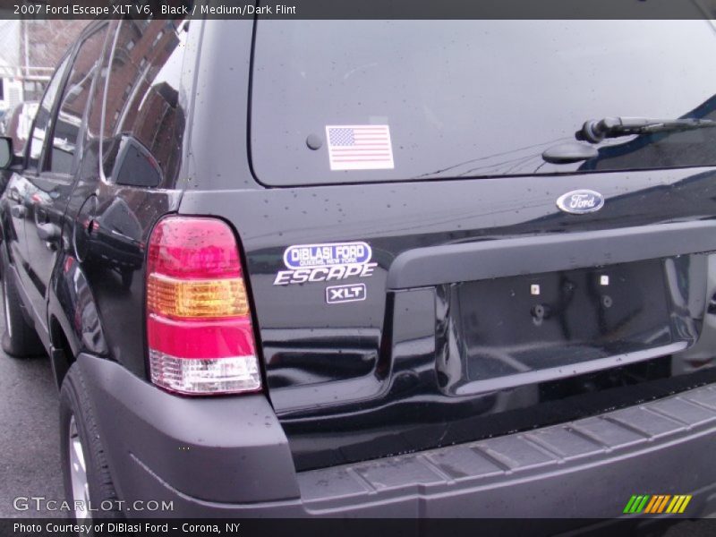 Black / Medium/Dark Flint 2007 Ford Escape XLT V6