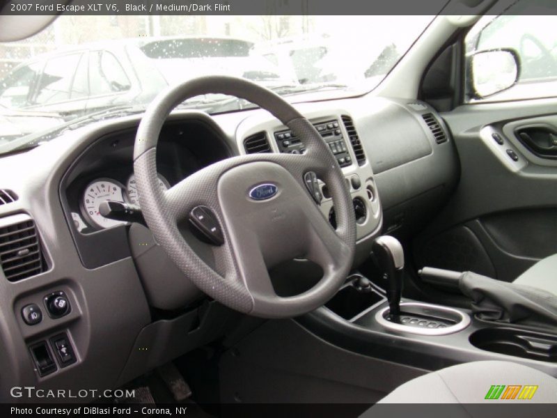 Black / Medium/Dark Flint 2007 Ford Escape XLT V6