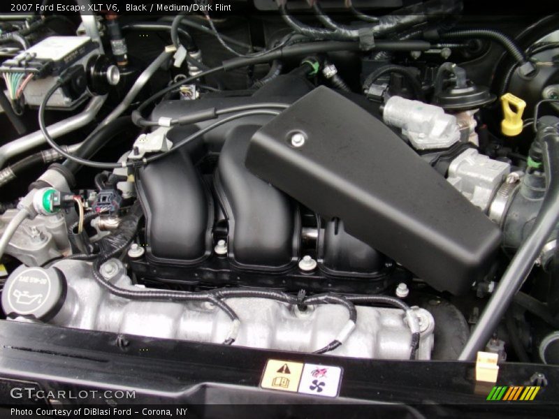 Black / Medium/Dark Flint 2007 Ford Escape XLT V6