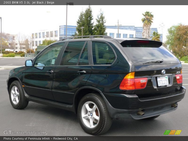 Jet Black / Beige 2003 BMW X5 3.0i