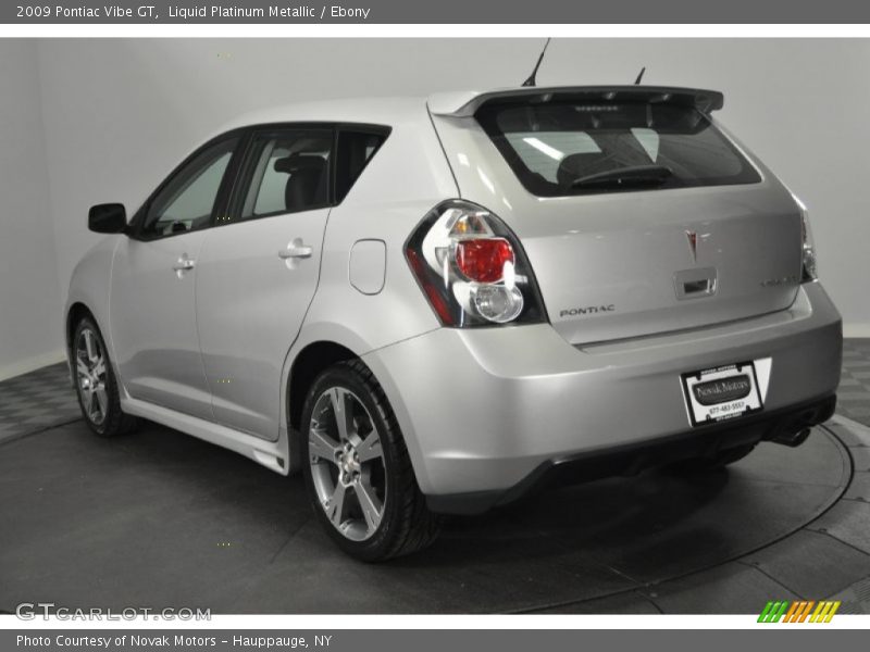 Liquid Platinum Metallic / Ebony 2009 Pontiac Vibe GT