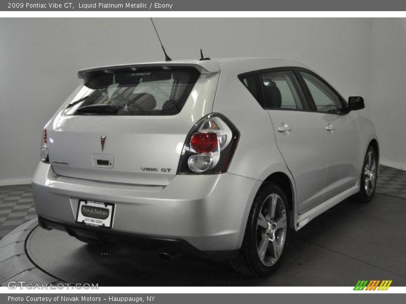 Liquid Platinum Metallic / Ebony 2009 Pontiac Vibe GT