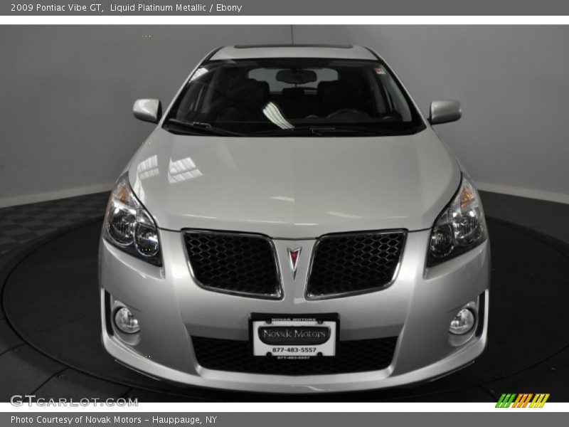 Liquid Platinum Metallic / Ebony 2009 Pontiac Vibe GT