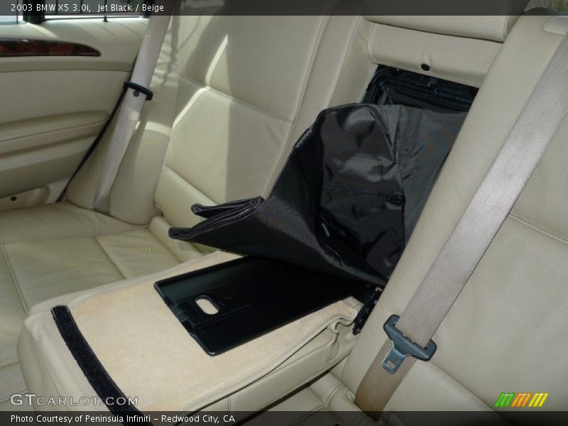 Jet Black / Beige 2003 BMW X5 3.0i