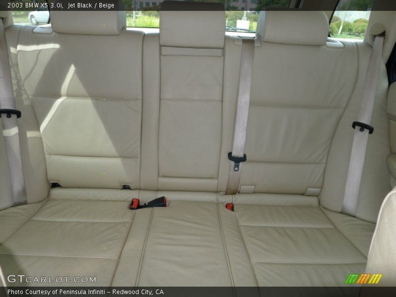 Jet Black / Beige 2003 BMW X5 3.0i