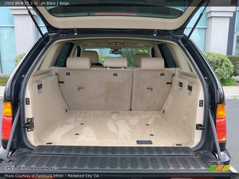 Jet Black / Beige 2003 BMW X5 3.0i