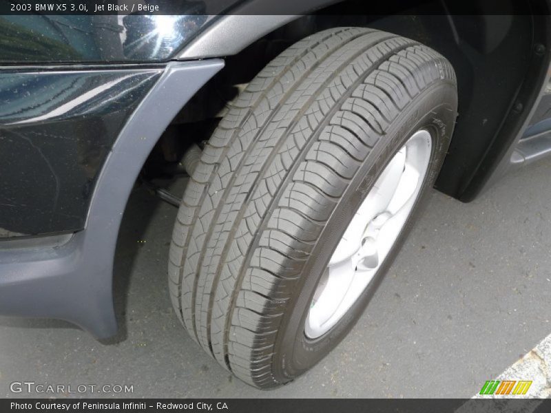Jet Black / Beige 2003 BMW X5 3.0i