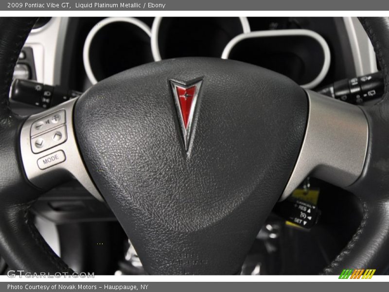 Liquid Platinum Metallic / Ebony 2009 Pontiac Vibe GT