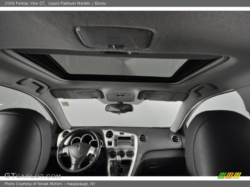 Liquid Platinum Metallic / Ebony 2009 Pontiac Vibe GT