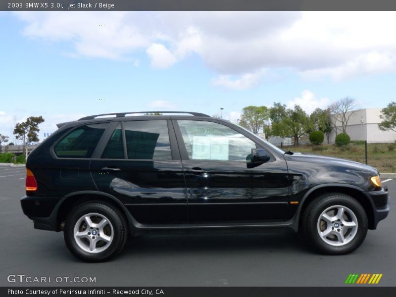 Jet Black / Beige 2003 BMW X5 3.0i