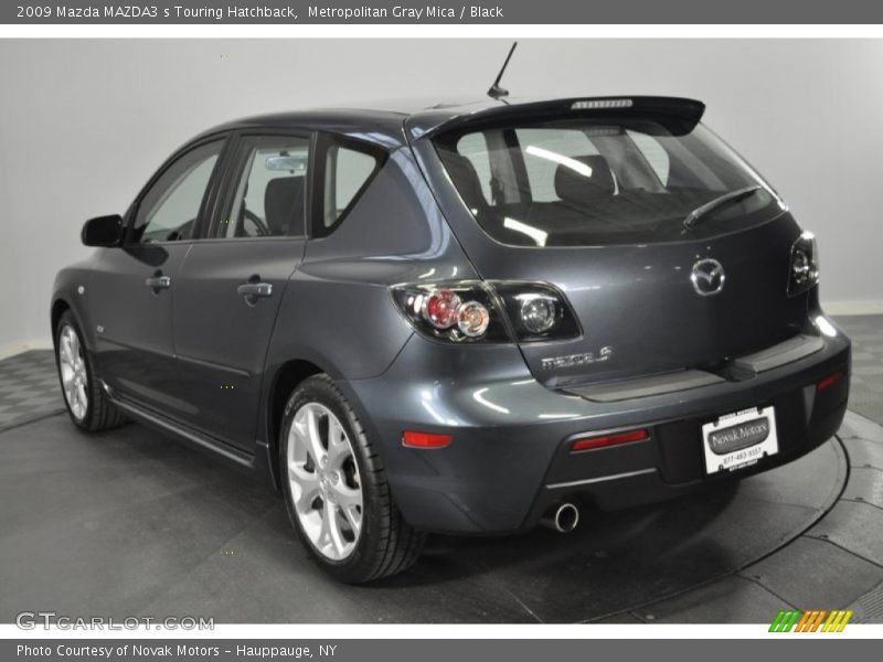 Metropolitan Gray Mica / Black 2009 Mazda MAZDA3 s Touring Hatchback