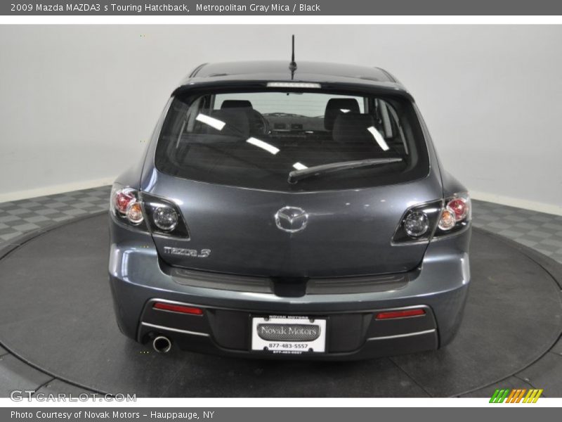 Metropolitan Gray Mica / Black 2009 Mazda MAZDA3 s Touring Hatchback