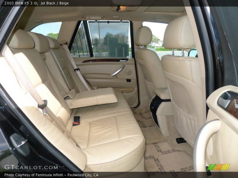 Jet Black / Beige 2003 BMW X5 3.0i