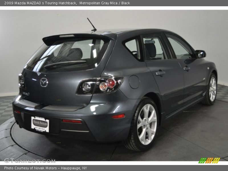 Metropolitan Gray Mica / Black 2009 Mazda MAZDA3 s Touring Hatchback