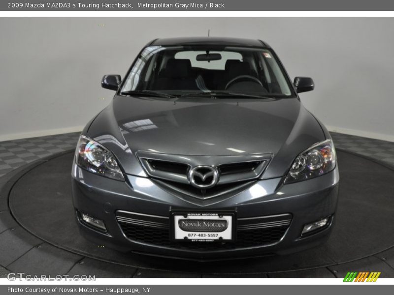 Metropolitan Gray Mica / Black 2009 Mazda MAZDA3 s Touring Hatchback
