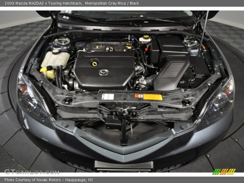 Metropolitan Gray Mica / Black 2009 Mazda MAZDA3 s Touring Hatchback