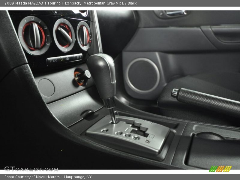 Metropolitan Gray Mica / Black 2009 Mazda MAZDA3 s Touring Hatchback