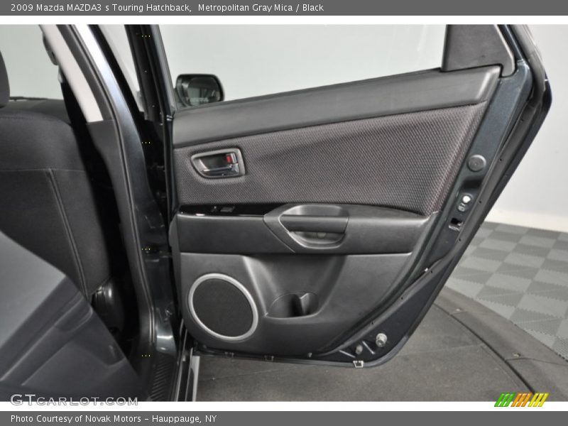 Metropolitan Gray Mica / Black 2009 Mazda MAZDA3 s Touring Hatchback