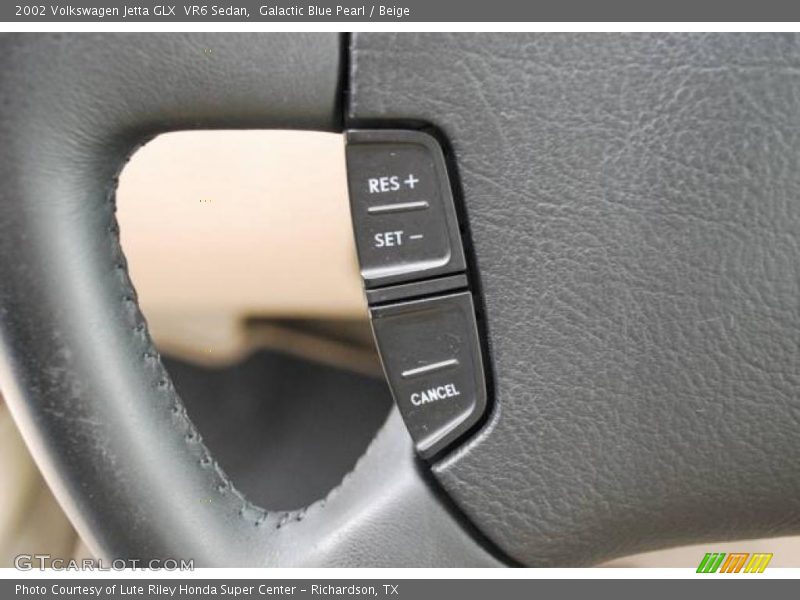 Galactic Blue Pearl / Beige 2002 Volkswagen Jetta GLX  VR6 Sedan