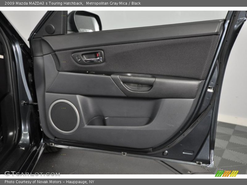 Metropolitan Gray Mica / Black 2009 Mazda MAZDA3 s Touring Hatchback