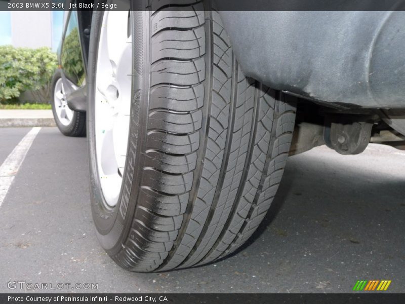 Jet Black / Beige 2003 BMW X5 3.0i