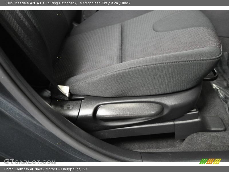 Metropolitan Gray Mica / Black 2009 Mazda MAZDA3 s Touring Hatchback