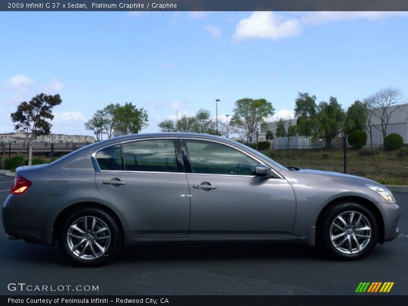 Platinum Graphite / Graphite 2009 Infiniti G 37 x Sedan