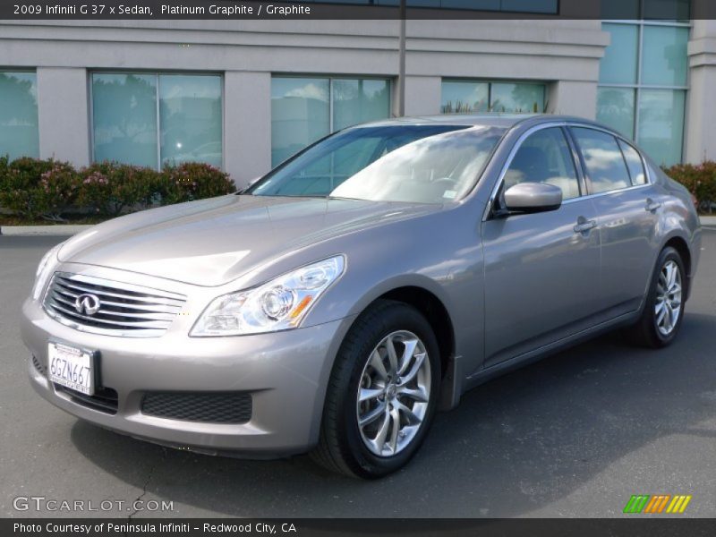 Platinum Graphite / Graphite 2009 Infiniti G 37 x Sedan