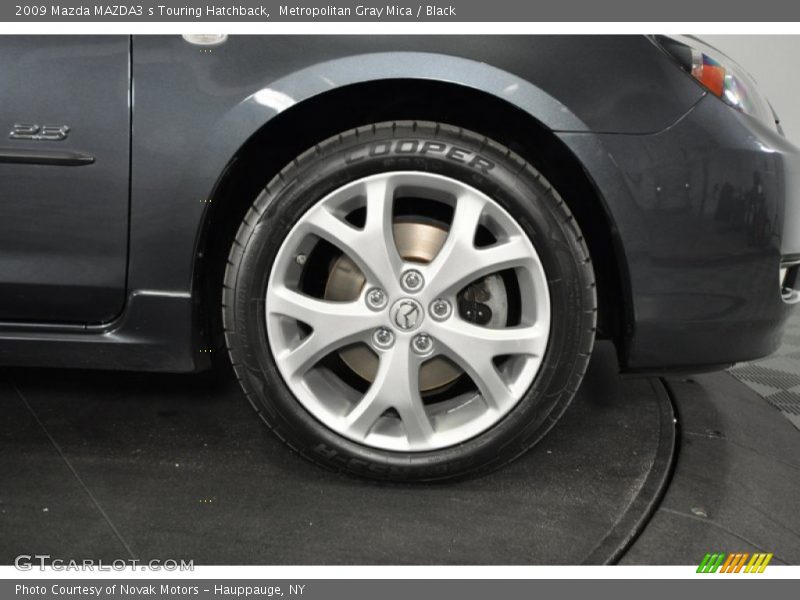Metropolitan Gray Mica / Black 2009 Mazda MAZDA3 s Touring Hatchback