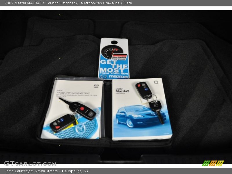 Metropolitan Gray Mica / Black 2009 Mazda MAZDA3 s Touring Hatchback