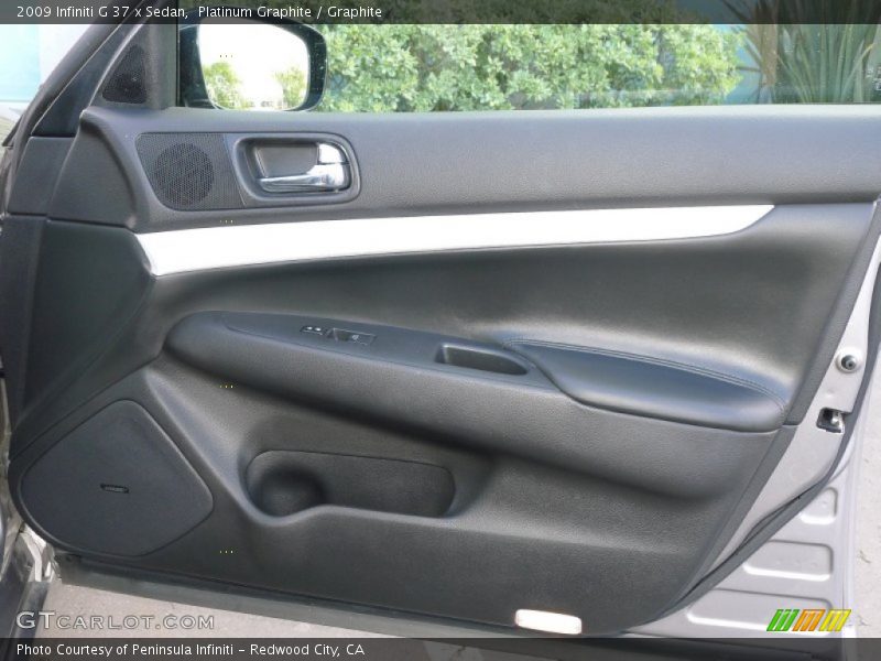 Platinum Graphite / Graphite 2009 Infiniti G 37 x Sedan