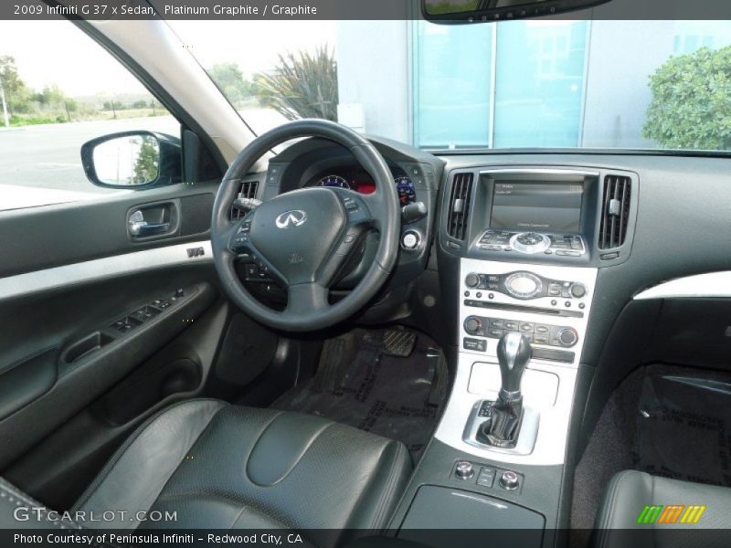 Platinum Graphite / Graphite 2009 Infiniti G 37 x Sedan