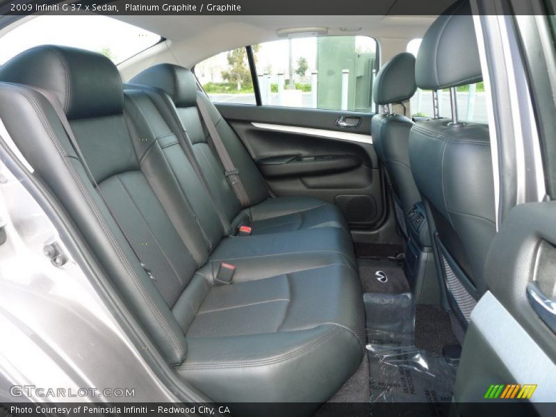  2009 G 37 x Sedan Graphite Interior