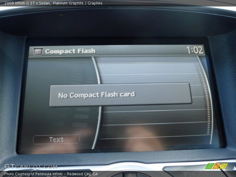Platinum Graphite / Graphite 2009 Infiniti G 37 x Sedan