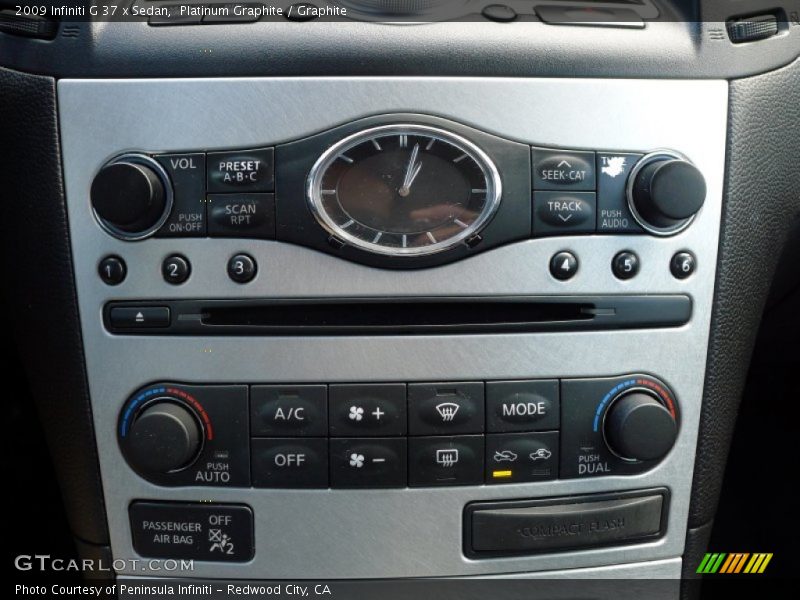 Platinum Graphite / Graphite 2009 Infiniti G 37 x Sedan
