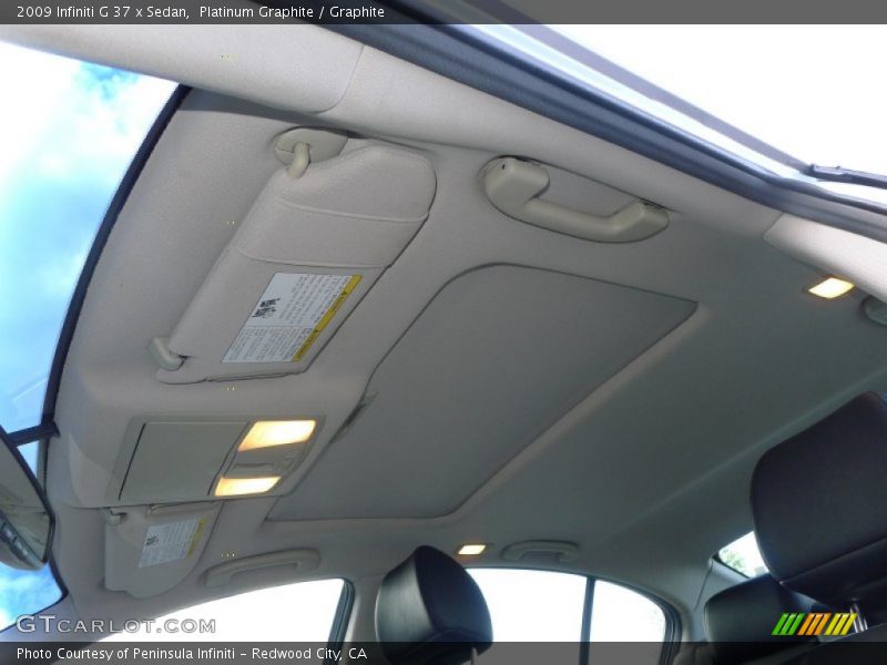 Platinum Graphite / Graphite 2009 Infiniti G 37 x Sedan