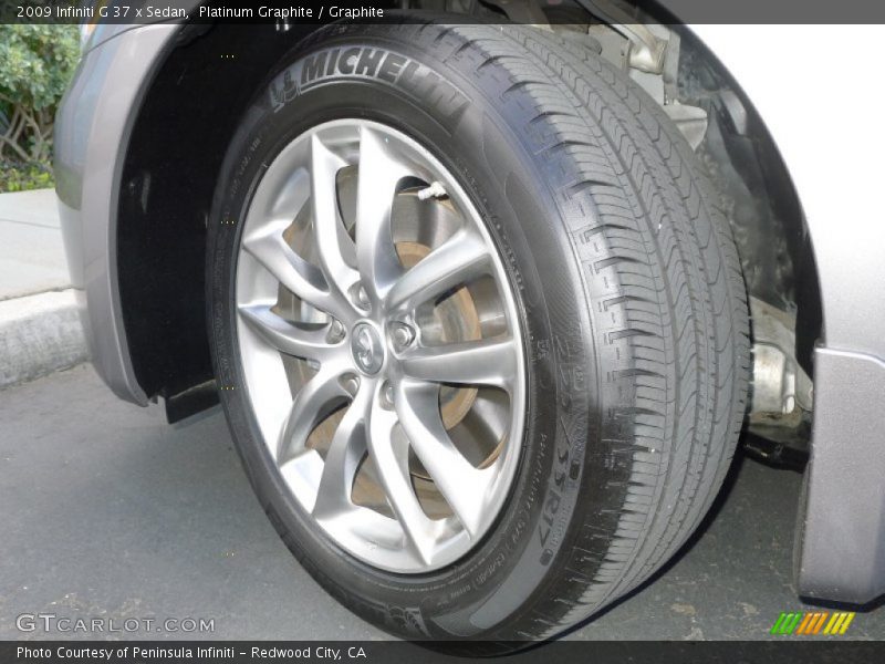 Platinum Graphite / Graphite 2009 Infiniti G 37 x Sedan